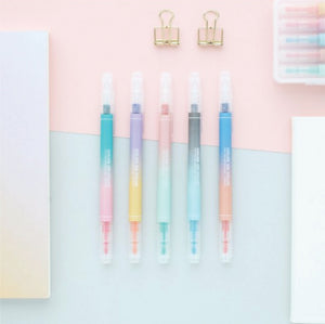 NEW pastel double tip pens