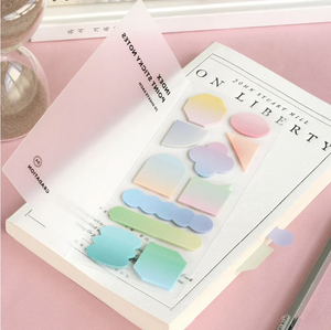 sticky notes . shapes
