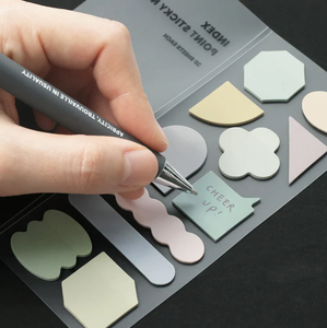 sticky notes . shapes
