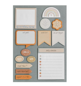 sticky notes . rustic