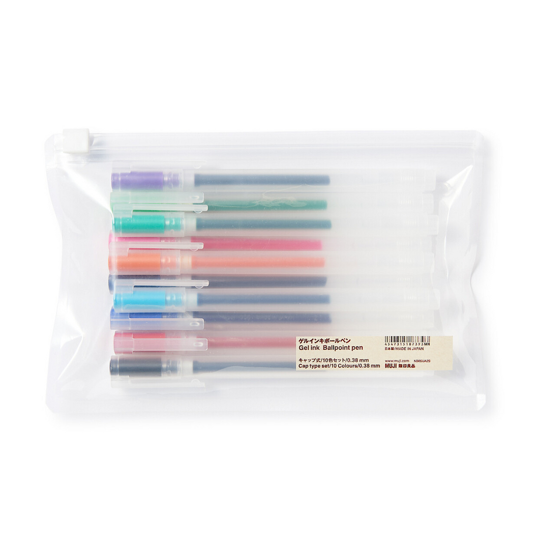 MUJI . ballpoint pen . pack of 10