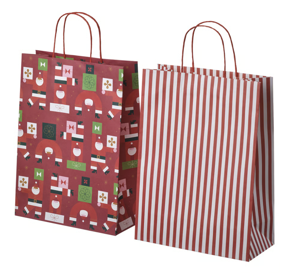 christmas gift bags (pack of 2)